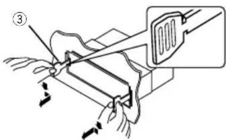 JVC KDX560BT - Entfernen der Ziertafel - 4