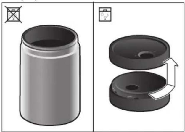 BOSCH CT636LES6 - Melkreservoir reinigen - 1