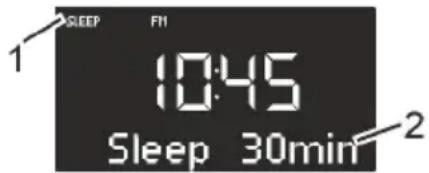 SONORO Stereo 2 - Tijdinterval voor sleeptimer instellen - 1