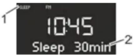 SONORO Stereo 2 - Réglage de l'intervalle de temps pour la fonction sleep timer - 1