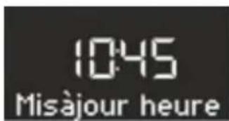 SONORO Stereo 2 - Réglage de l'actualisation automatique de l'heure/ de la date - 1