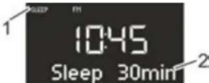SONORO Stereo 2 - Setting the time interval for the Sleep Timer - 1