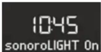 SONORO Stereo 2 - Switching the light on and off - 1