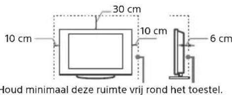 SONY KD65AG9 - Installatie op de standaard - 1