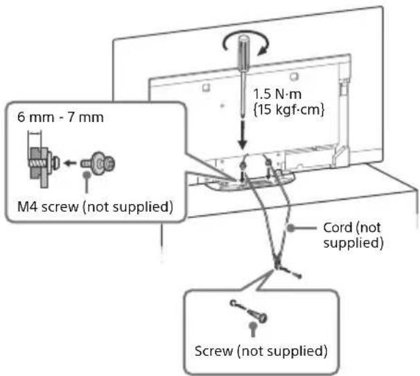 SONY KD65AG9 - Topple prevention - 1