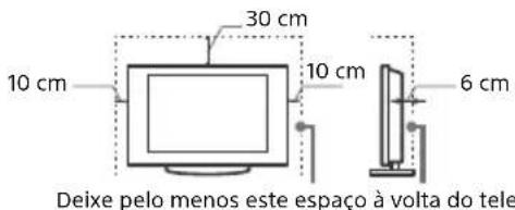 SONY KD65AG9 - Instalação com base - 1