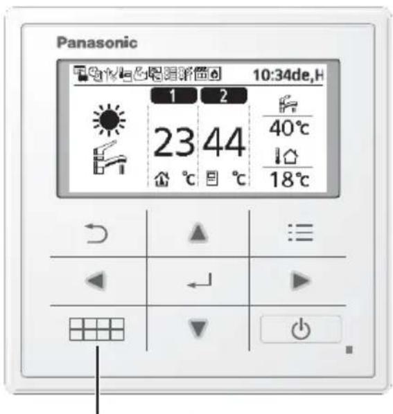 PANASONIC WHUD09JE5 - A gyorsmenü használata - 1
