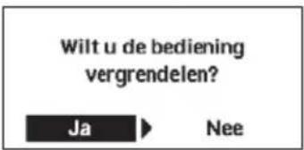 PANASONIC WHUD09JE5 - Selecteer om de afstandsbediening te vergrendelen. - 1