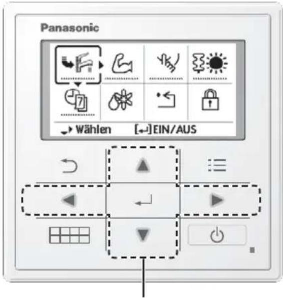 PANASONIC WHUD09JE5 - Verwendung des Schnellmenüs - 3