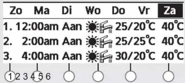 PANASONIC WHUD09JE5 - [Voorbeeld van een timerinstelling] - 2