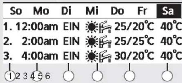 PANASONIC WHUD09JE5 - [Beispiel für die Einrichtung des Timers] - 1