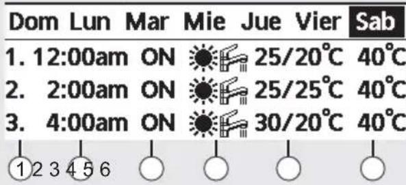 PANASONIC WHUD09JE5 - [Ejemplo de los ajustes de un temporizador] - 2