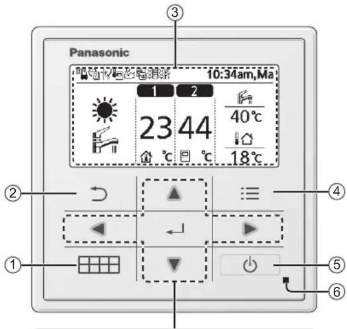 PANASONIC WHADC0309J3E5B - Snelmenu-knop - 1