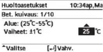 PANASONIC WHADC0309J3E5B - Valikko Oletusasetus Asetusvaihtoehdot / Näyttö - 3