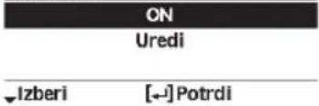 PANASONIC WHADC0309J3E5B - Meni Prednastavitev Možnosti nastavitev / Zaslon - 14