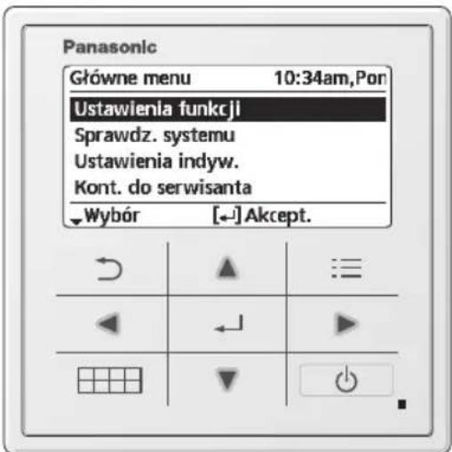 PANASONIC WHADC0309J3E5B - Menu Dla użytkownika - 1