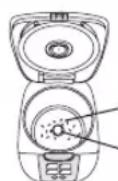 PANASONIC SRDF181 - Limpie sempre los objetivos extraños (como el arroz) del recipiente, el vaporizador y el sensor de temperatura. - 1