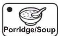 PANASONIC SRDF181 - Appuyez sur la touche [Porridge/Soup] - 1