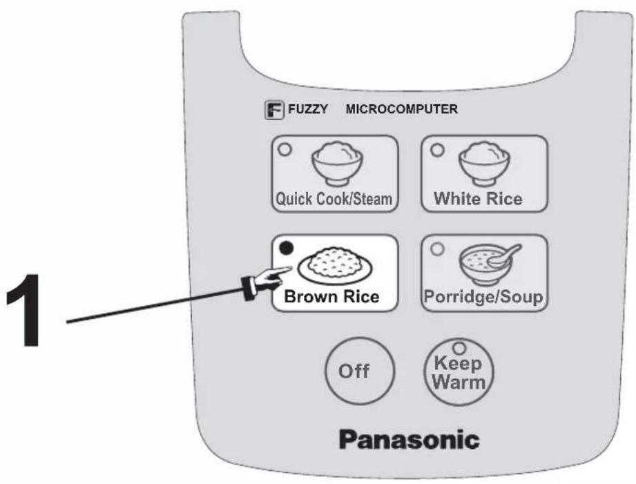 PANASONIC SRDF181 - Fonctions de riz brun (Brown Rice) - 1