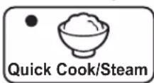 PANASONIC SRDF181 - Press [Quick Cook/Steam] button - 1