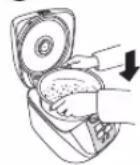 PANASONIC SRDF181 - Put the pan into the body and close the outer lid - 1