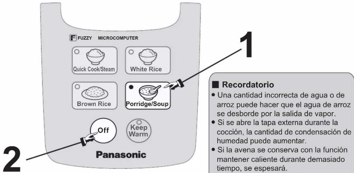 PANASONIC SRDF181 - Funciones Avenida/Sopa(Porridge/Soup) - 1