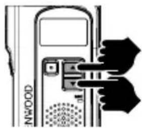 KENWOOD TK3601DE - SELEZIONE DI UNA ZONA E DI UN CANALE/ID - 1