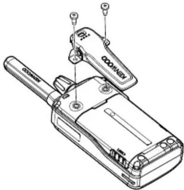 KENWOOD TK3601DE - INSTALLAZIONDELLACLIPDA CINTURA - 1
