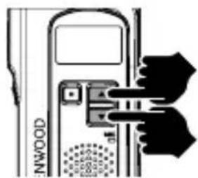KENWOOD TK3601DE - SELECTION D'UNE ZONE ET D'UN CANAL/ID - 1