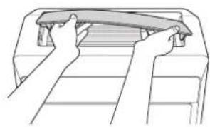 PANASONIC FVXR70G - Comment installer le volet - 2