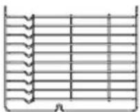 PANASONIC HLFN647S - Enamel Baking Tray - 1