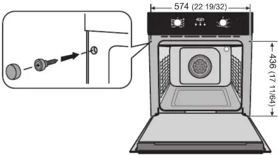 PANASONIC HLFN647S - Fixation du four à une armoire - 1