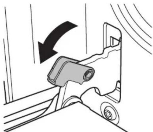 PANASONIC HLFN647S - Removing the Door from Oven - 1