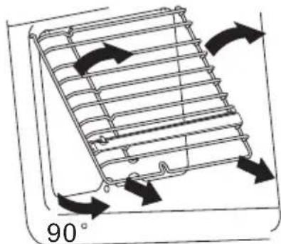 PANASONIC HLFN647S - Extracción de la rejilla delorno - 2