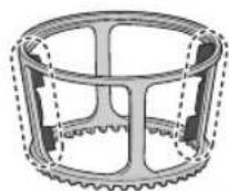 PANASONIC MJL700 - Assicurarsi che la guarnizione, il tappo di gomma e le spatole di gomma siano montate al loroippo. - 3