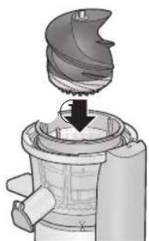 PANASONIC MJL700 - Monter la vis de pression. - 1