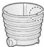 PANASONIC MJL700 - Fixer la Brosse rotative et le tamis pour jus, puis le placer sur le boitier du moteur. - 1