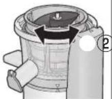 PANASONIC MJL700 - Bevestig de Persschoef. - 2