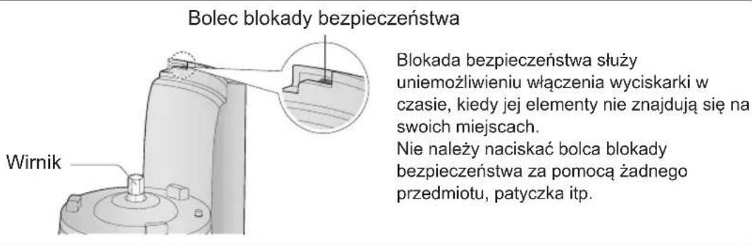 PANASONIC MJL700 - Blokada bezpieczne自主 - 1