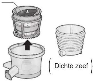 PANASONIC MJL700 - Verwijder de sap accessoire. - 1