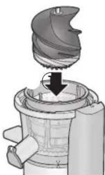 PANASONIC MJL700 - Nasad'te lisovaci sroub. - 1