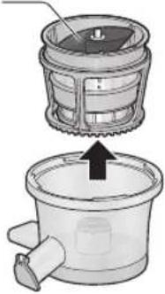 PANASONIC MJL700 - Rimuovere il filtro per i sicchi. - 1