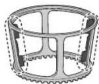 PANASONIC MJL700 - Controller dat de dichtring, rubber stekker en rubber borstels op hun inplaats+zijn. - 3