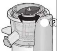 PANASONIC MJL700 - Mount the squeezing screw. - 2