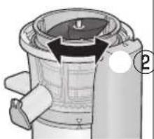 PANASONIC MJL700 - Monter la vis de pression. - 2