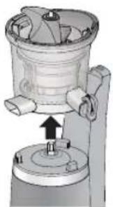 PANASONIC MJL501 - Per smontare la ciotola per il succo - 1