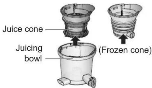 PANASONIC MJL501 - To disassemble the juicing bowl - 3
