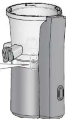 PANASONIC MJL501 - Stellen Sie den Entsaftungsaufsatz auf das Motorgehäuse. - 2