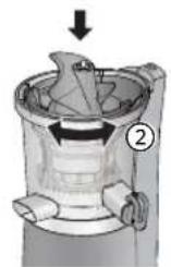 PANASONIC MJL501 - Mount the squeezing screw. - 2