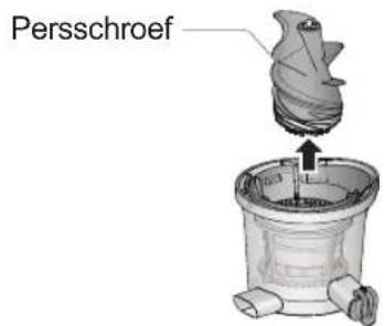 PANASONIC MJL501 - Om de sapkom te demonteren - 2